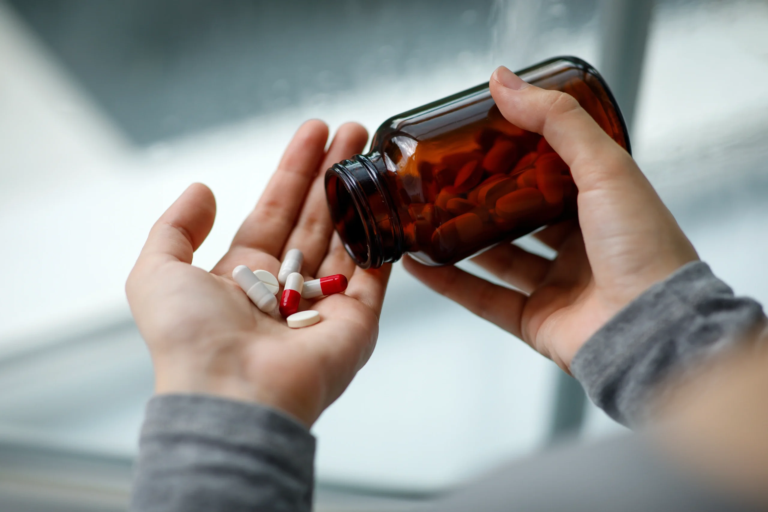 handful of pills