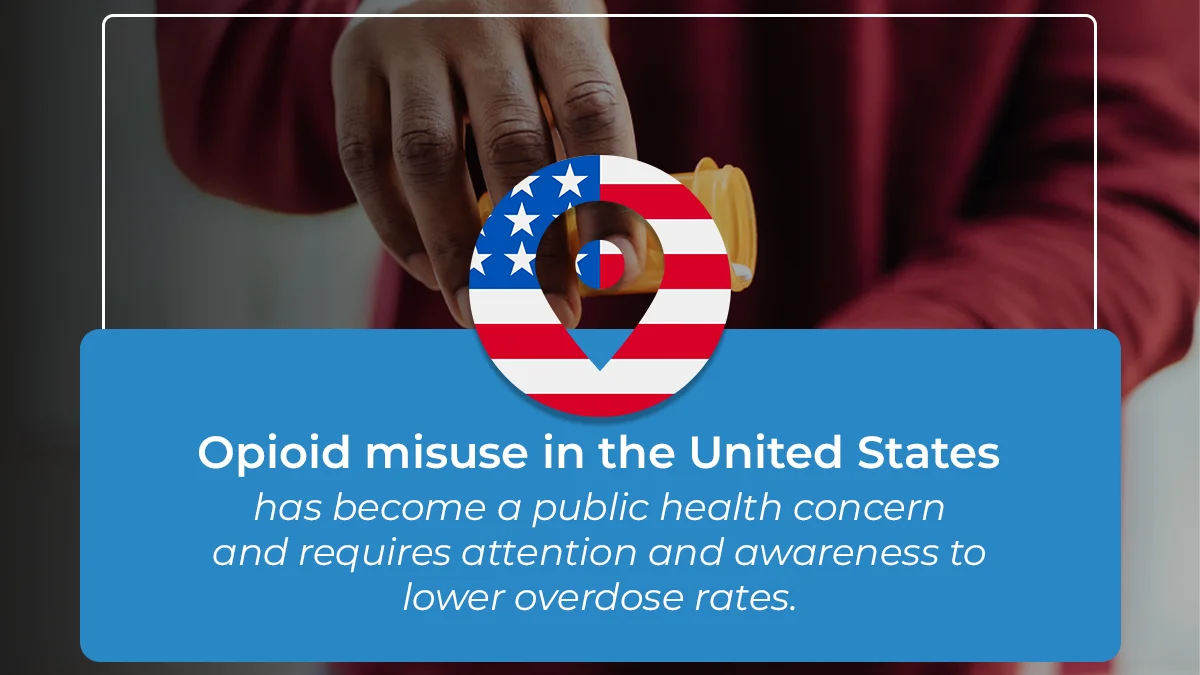 Opioid abuse in the United States is a public health concern, requiring attention and awareness to lower overdose rates.