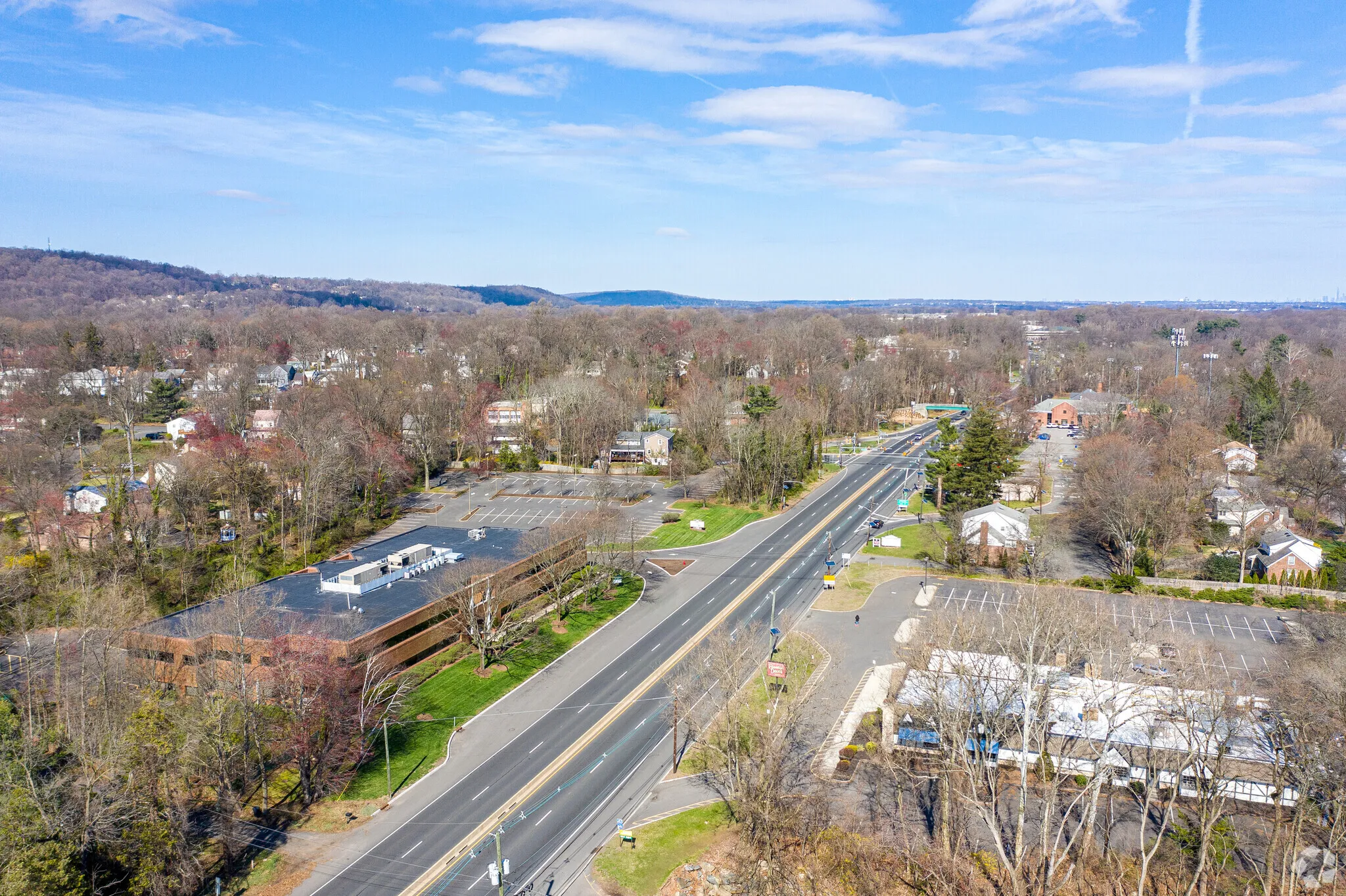 An aerial shot of TRT New Jersey
